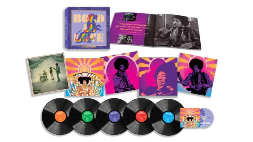Boxset de Bold as Love do Jimi Hendrix.
