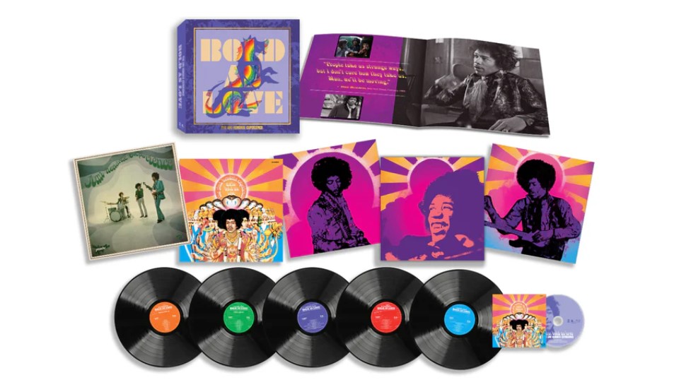 Boxset de Bold as Love do Jimi Hendrix.