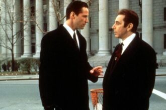 Keanu Reeves / Al Pacino - O Advogado do Diabo. Foto: Reprodução.