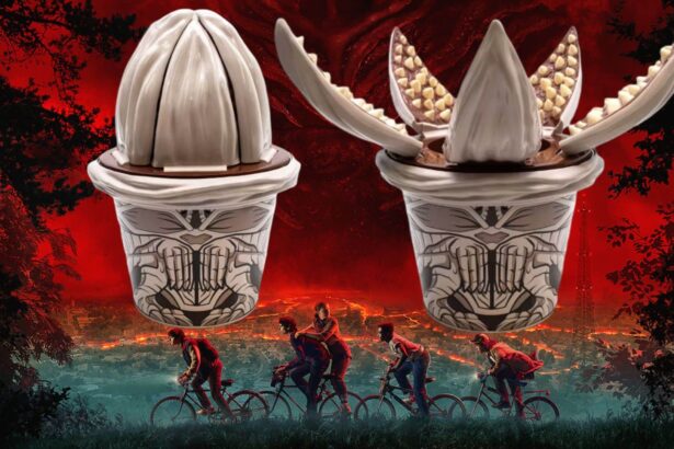 Stranger Things Balde de Pipoca Demogorgon.