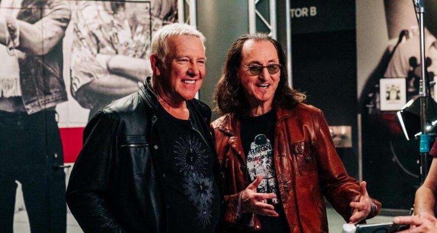 Rush. Foto: Amber Patrick / Cortesia do Hall da Fama do Rock & Roll.