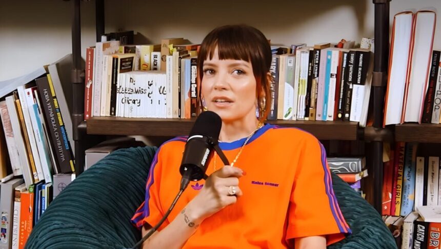 Lily Allen. Foto: Reprodução Youtube.