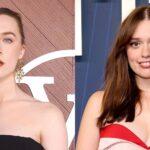 Saoirse Ronan e Aimee Lou Wood. Crédito: Marc Piasecki/Amy Sussman/Getty Images.