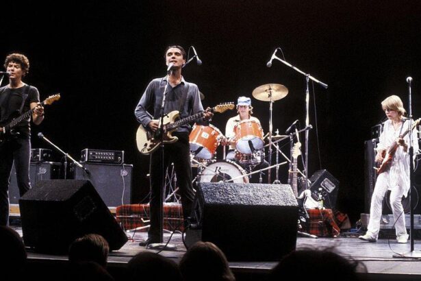 Talking Heads em 1980. Foto: Michael Ochs Archives/Getty Images.