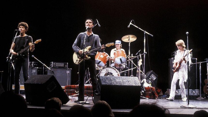 Talking Heads em 1980. Foto: Michael Ochs Archives/Getty Images.