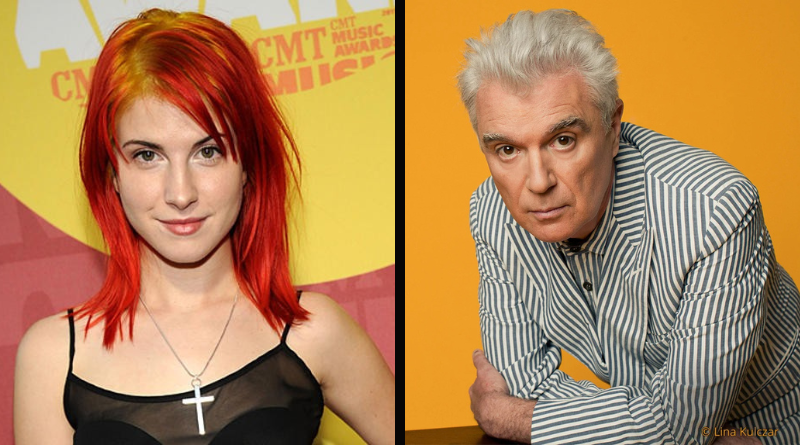 Hayley Williams / David Byrne. Fotos: Reprodução.