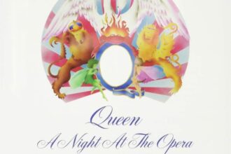 Capa do álbum "A Night at the Opera" do Queen