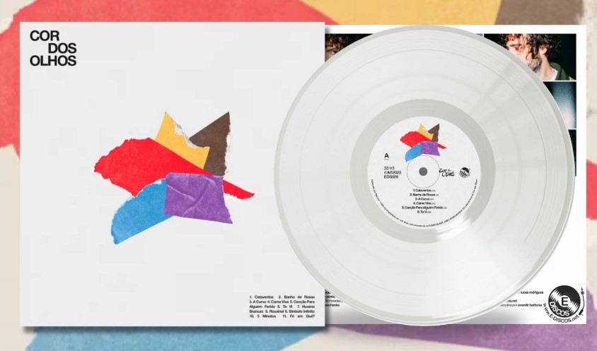 Disco de vinil da banda Cor Dos Olhos.