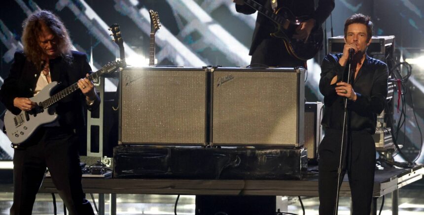 The Killers. Crédito: CREDIT: Kevin Kane/Getty Images for RRHOF.