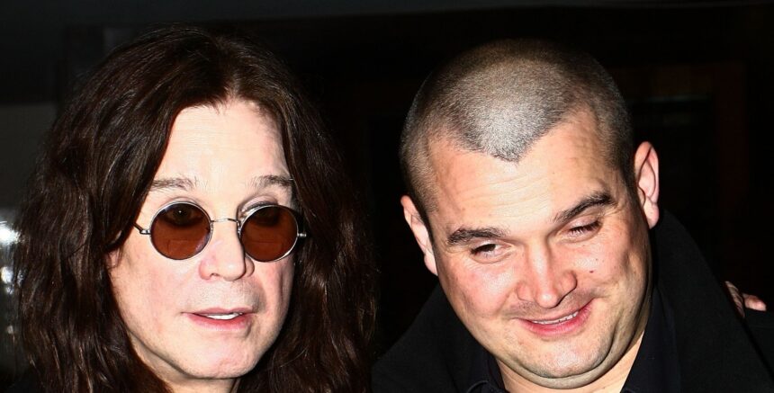 Ozzy e Louis Osbourne. Crédito: Phillip Massey/FilmMagic.