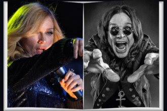 Madonna / Ozzy Osbourne. Fotos: Reprodução.