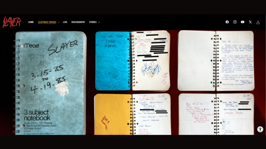 Slayer Hell on Tour. Foto: Reprodução/Site Oficial.