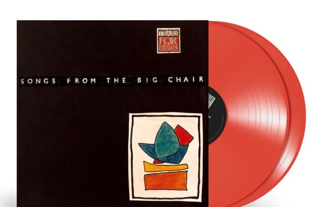 Capa da edição de 40 anos de Songs From The Big Chairs do Tears for Fears.
