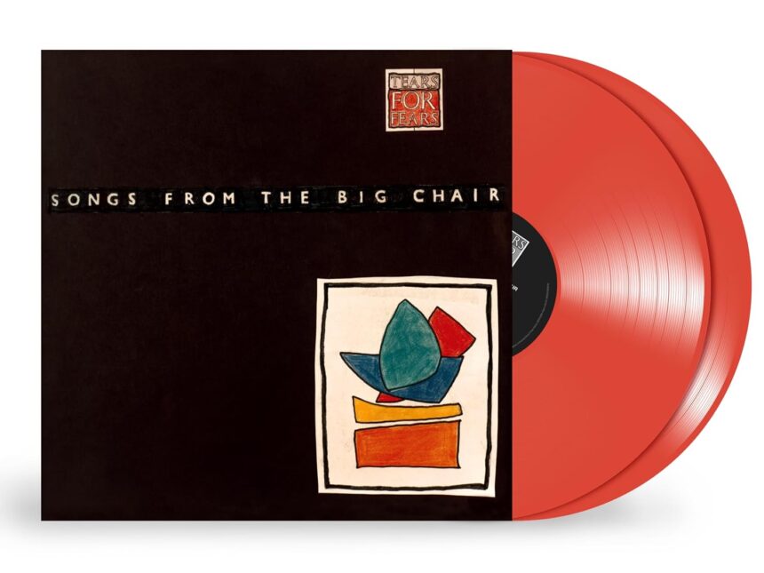 Capa da edição de 40 anos de Songs From The Big Chairs do Tears for Fears.
