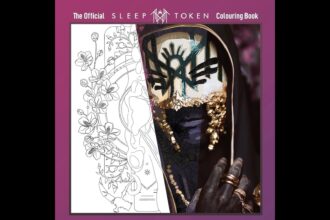 Capa do livro de colorir do Sleep Token.
