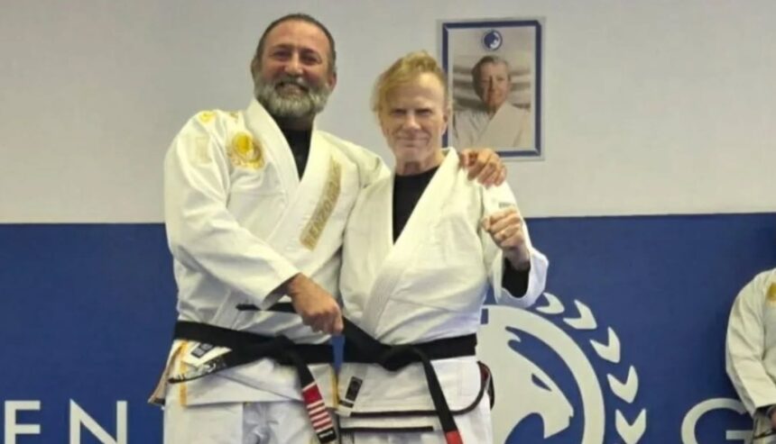 Reginaldo Almeida e Dave Mustaine. Crédito: Instagram Reginaldo Almeida.