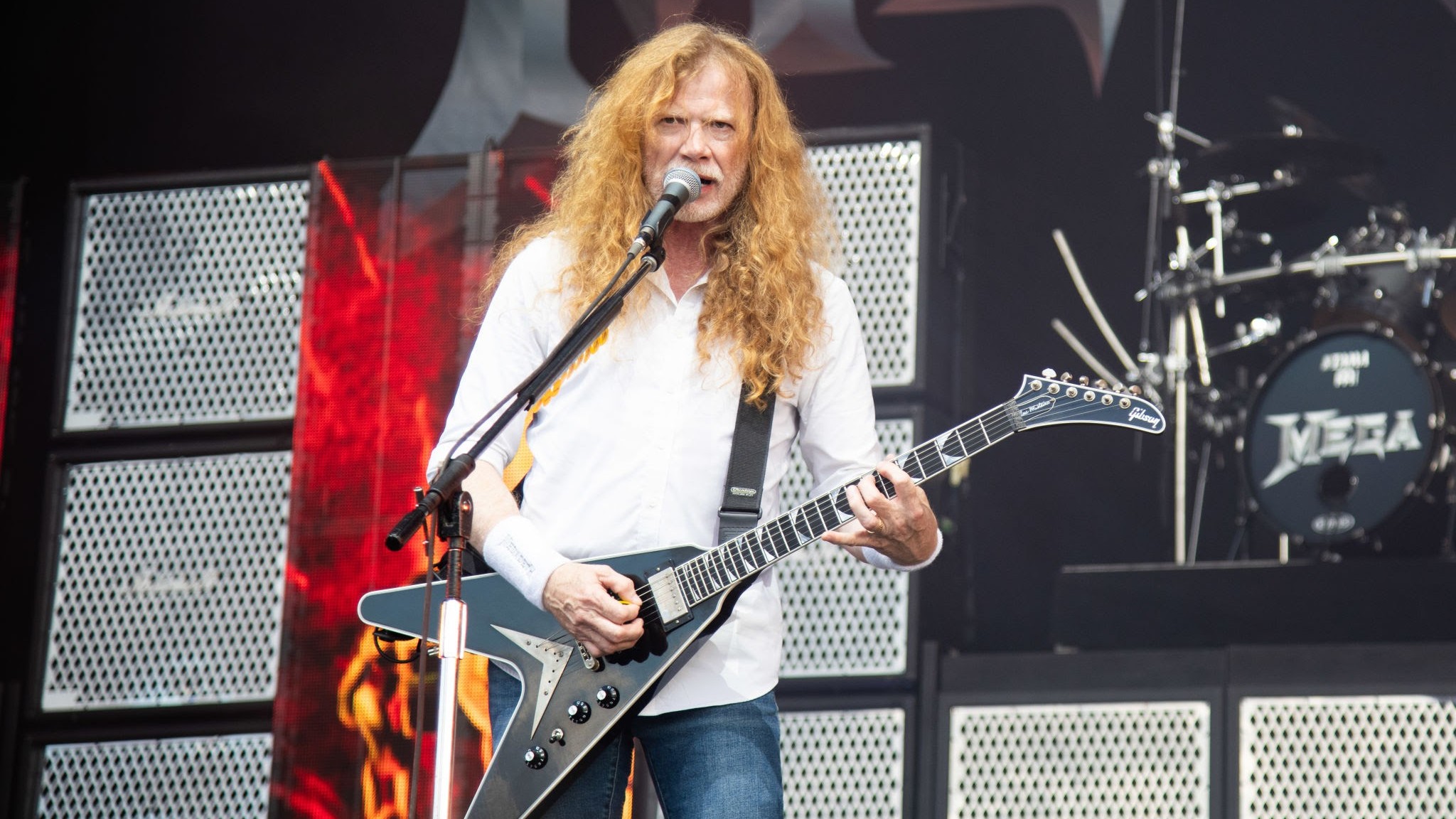 Dave Mustaine / Megadeth. Crédito: Joseph Okpako/WireImage.