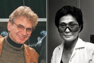 Jack Douglas e Yoko Ono. Crédito: ERIC FEFERBERG e Ron Galella, Getty Images.