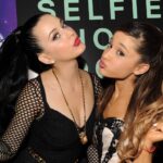 Katy Perry e Ariana Grande. Crédito: Kevin Mazur/WireImage.