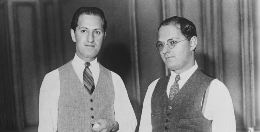 George and Ira Gershwin. Crédito: Hackett/Archive Photos/Getty Images.
