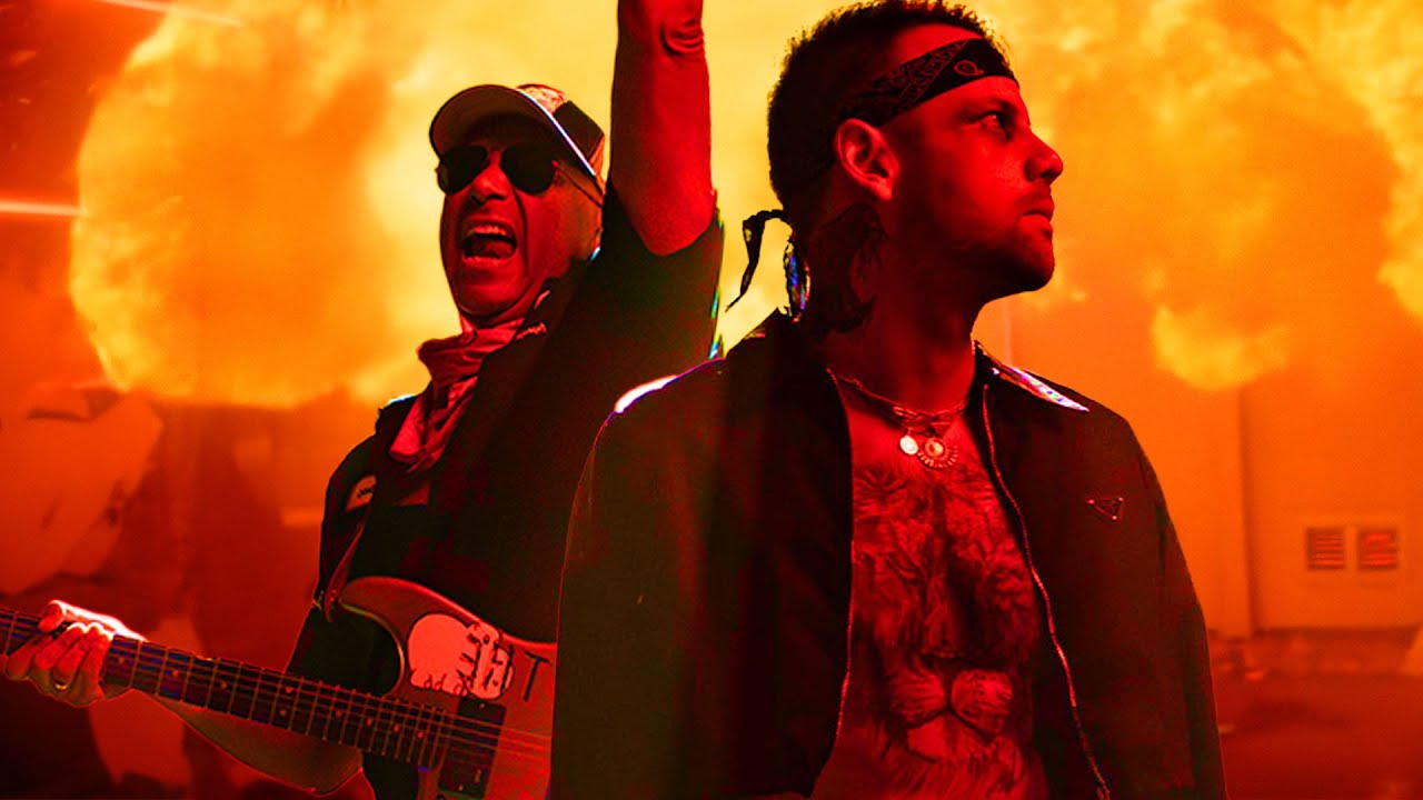 Tom Morello / Caleb Shomo. Crédito: Reprodução Youtube.