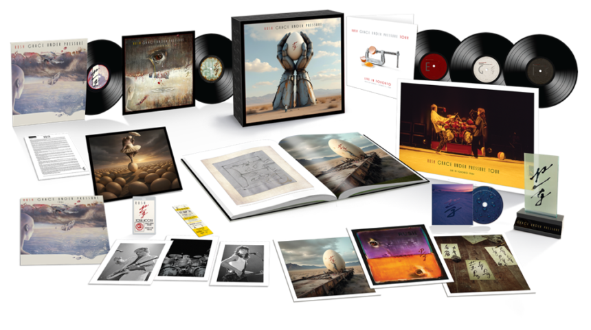 Reedeição super deluxe de "GRACE UNDER PRESSURE" do Rush.