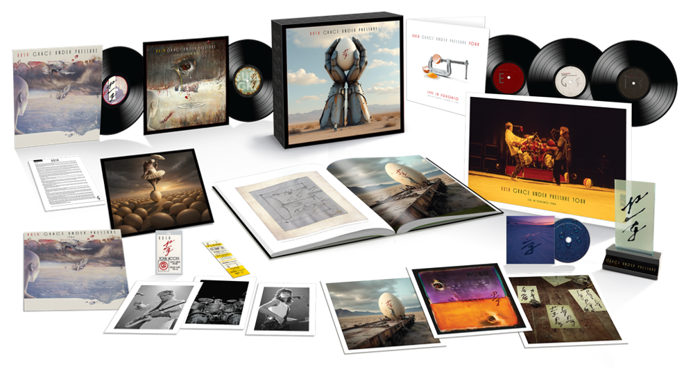 Reedeição super deluxe de "GRACE UNDER PRESSURE" do Rush.