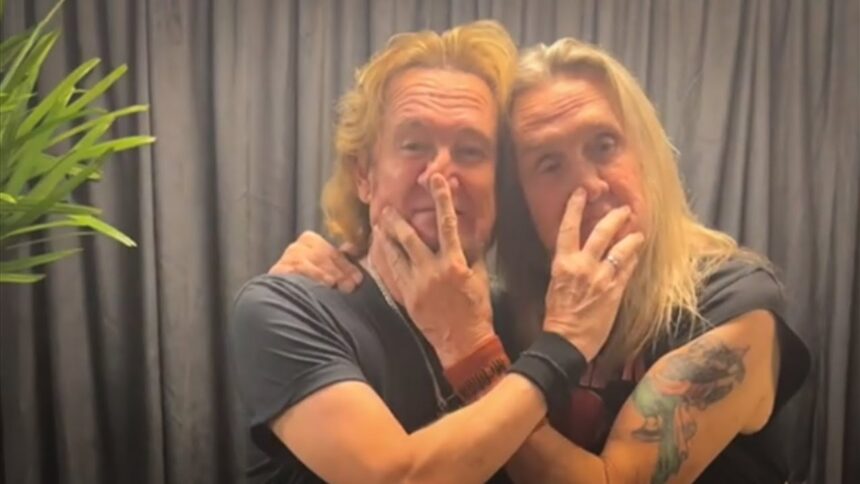 Adrian Smith / NIcko McBrain. Crédito: Reprodução Youtube.