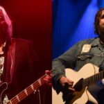 Peter Buck e Ian McNabb. Crédito: R. Diamond/C Brandon/Getty Images.