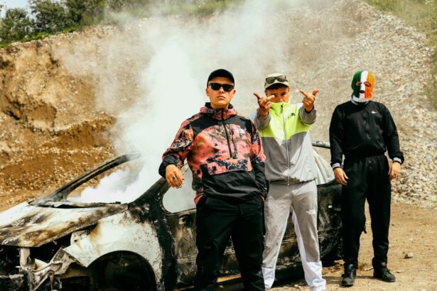 Kneecap. Crédito: Joseph Bishop for NME.