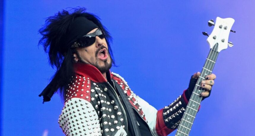 Nikki Sixx. Crédito: Anthony Devlin, Getty Images.