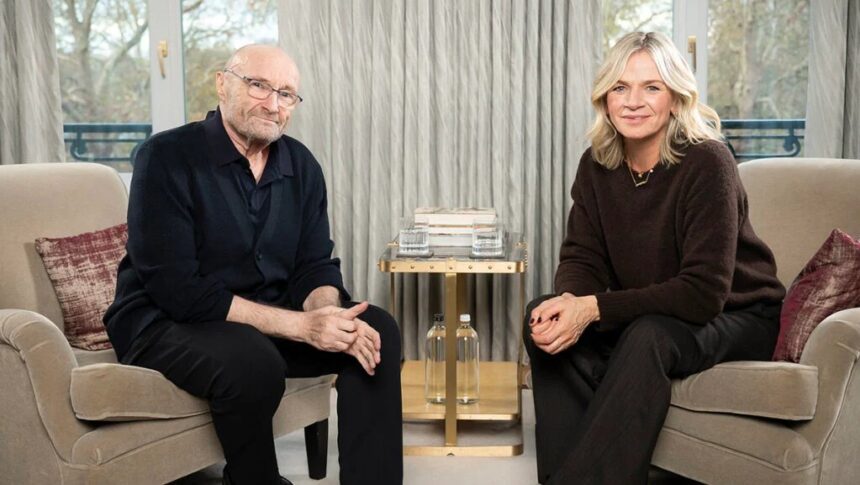 Phil Collins. Crédito: Reprodução Instagram.