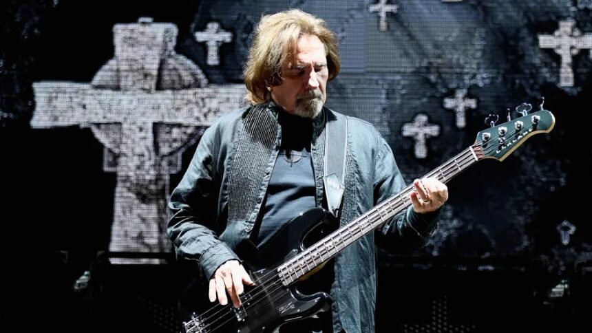 Geezer Butler. Crédito: Frazer Harrison/Getty Images/ABA.