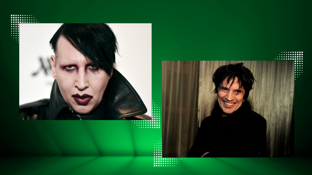 Marilyn Manson/Tommy Lee. Crédito: Reprodução.