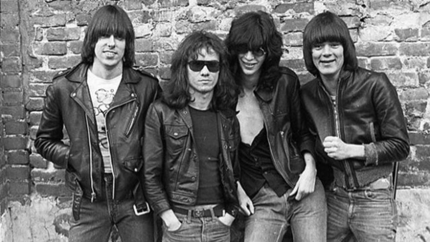 Ramones em 1976. Crédito: Divulgação.