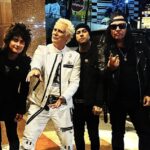 Supla e os Punks de Botique com The 69 Eyes. Crédito: Divulgação.