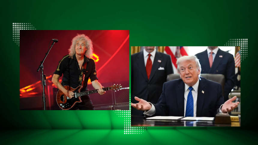 Brian May. Crédito: Reprodução.