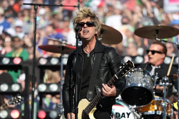 Billie Joe Armstrong do Green Day. Crédito: Ronald Martinez/Getty Images.