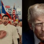 Bad Bunny e Trump; Crédito: Youtube e Daniel Torok.