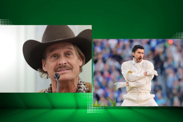 Kid Rock e Bad Bunny. Créditos: Anna Moneymaker/Getty Images e Mike Blake/Reuters.