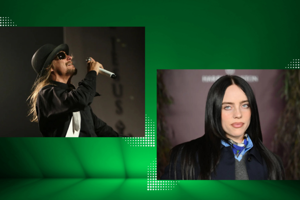 Kid Rock / Billie Eilish. Crédito: Reprodução.