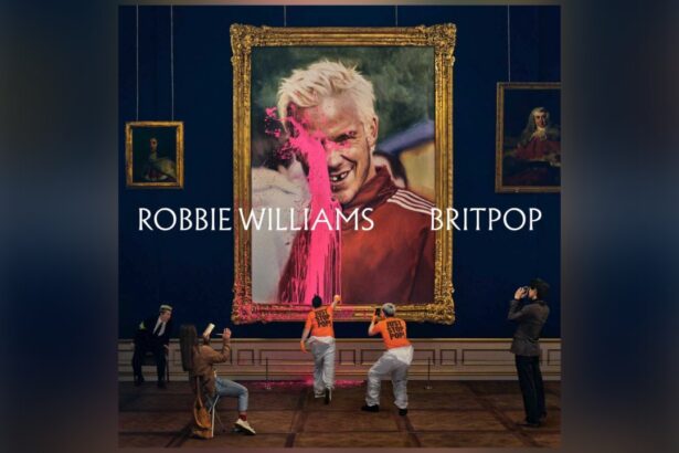Capa do álbum "BRITPOP" de Robbie Williams.