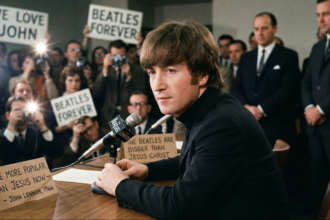John Lennon. Credito: Imagem gerada por IA.