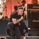 Robbie Williams BRIT Awards 2026. Crédito: Reprodução.