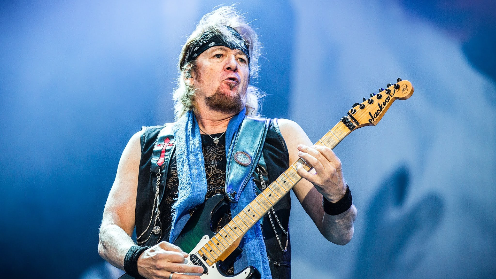 Adrian Smith / Iron Maiden. Crédito: Reprodução.