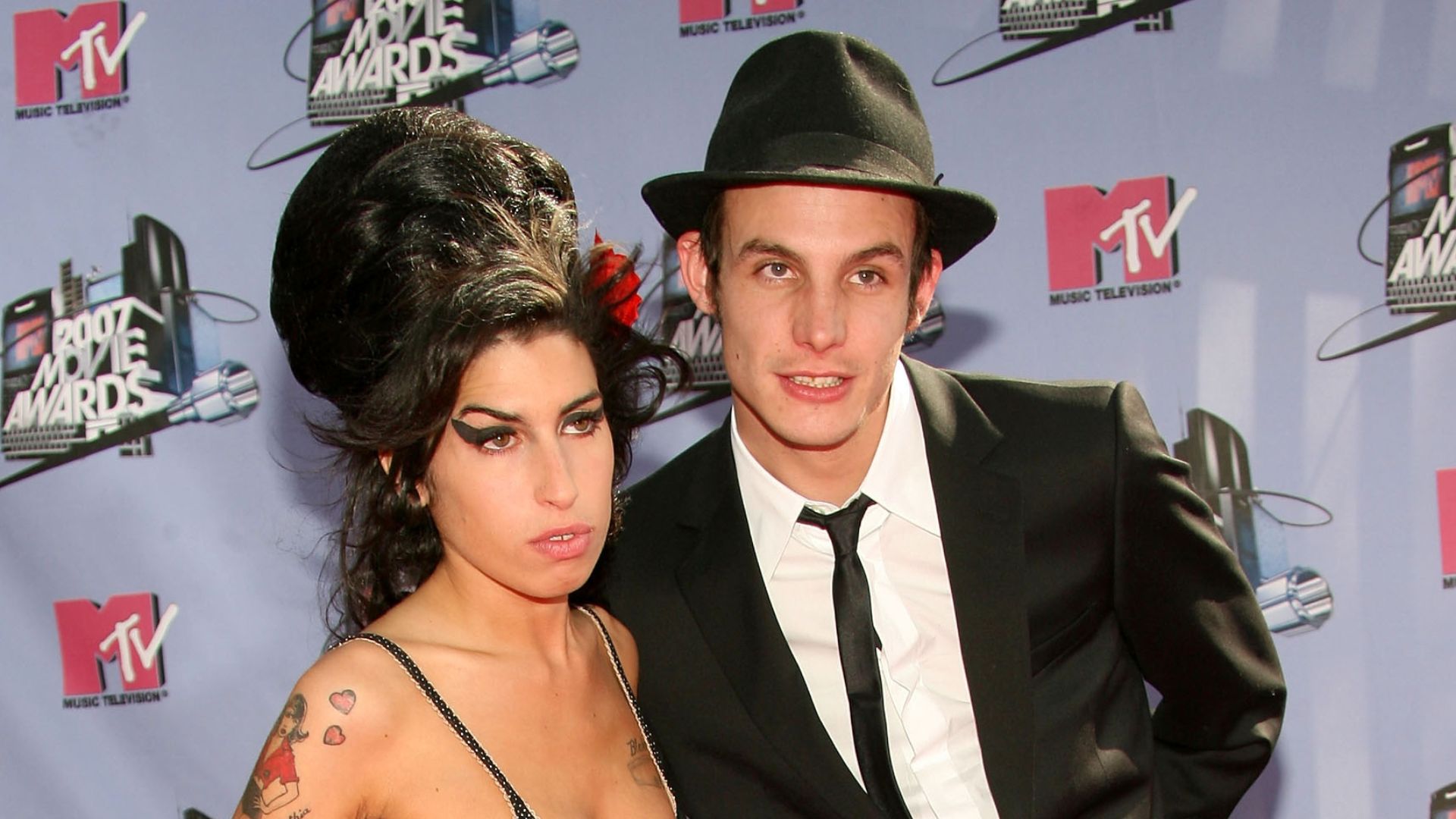 Amy Winehouse e Blake Fielder-Civil. Crédito: Frederick M. Brown/Getty Images