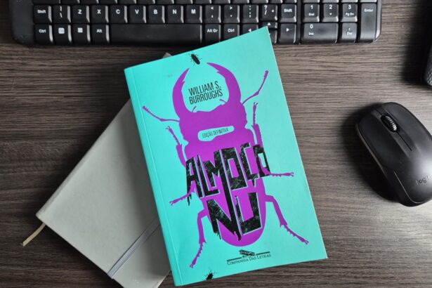 Capa do livro "Almoço Nu" de William Burroughs. Crédito: Marcelo Scherer.