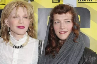 Courtney Love e Melissa Auf Der Maur. Crédito: Reprodução.
