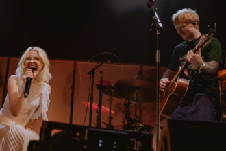 Ed Sheeran e Maisie Peters Foto: Reprodução