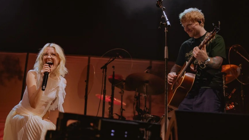 Ed Sheeran e Maisie Peters Foto: Reprodução